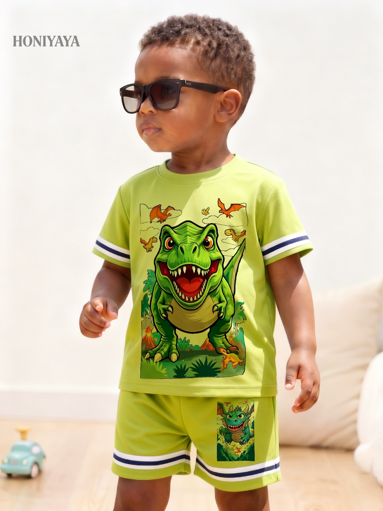 Outdoor Adventure Outfit - 2 Pcs Baby Boy Clothes Summer
