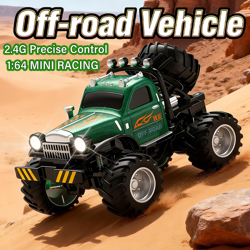 Outdoor Adventure Course - 4WD Adventure 1/64 Scale Off-road Vehicles