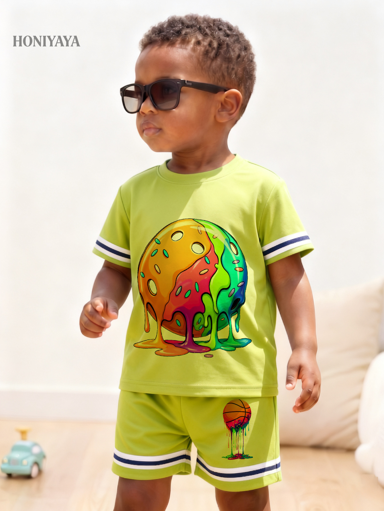 Outdoor Adventure Outfit - 2 Pcs Baby Boy Clothes Summer