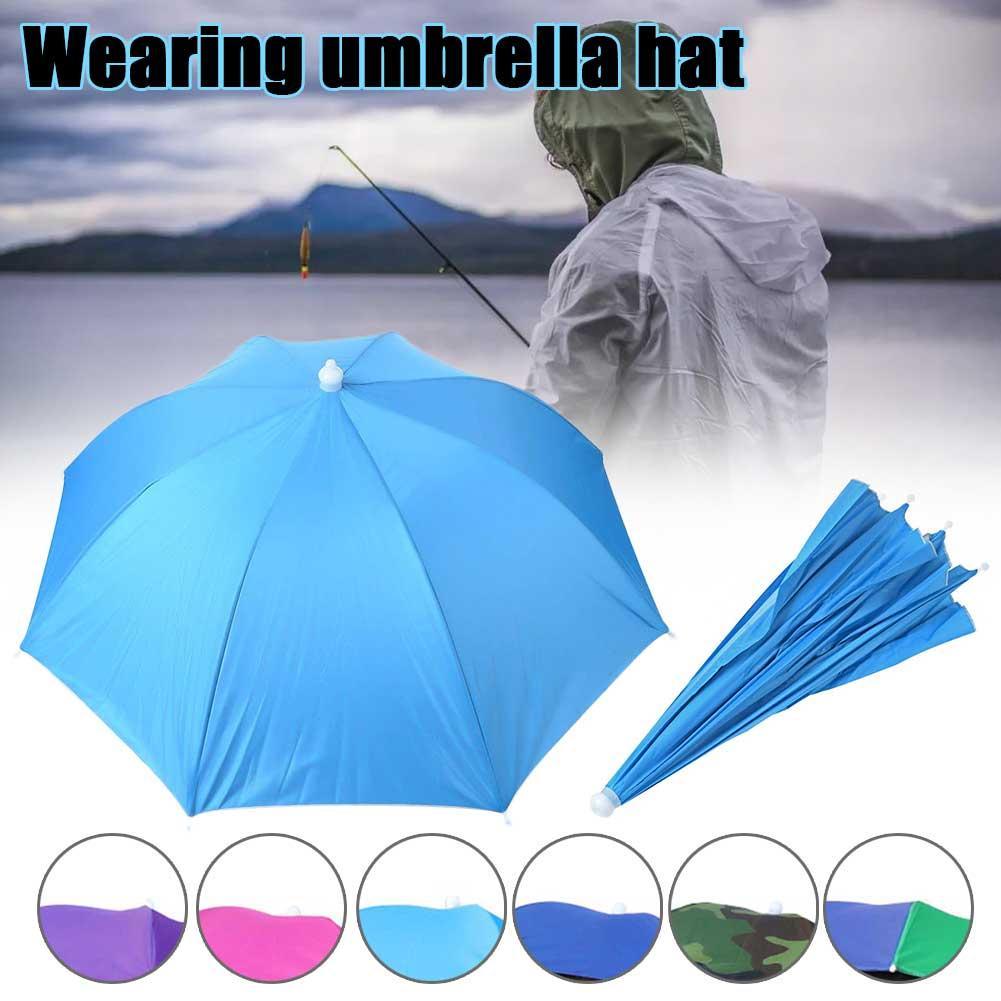 Outdoor Adventure Hat - Portable Rain Umbrella Hat Foldable Outdoor