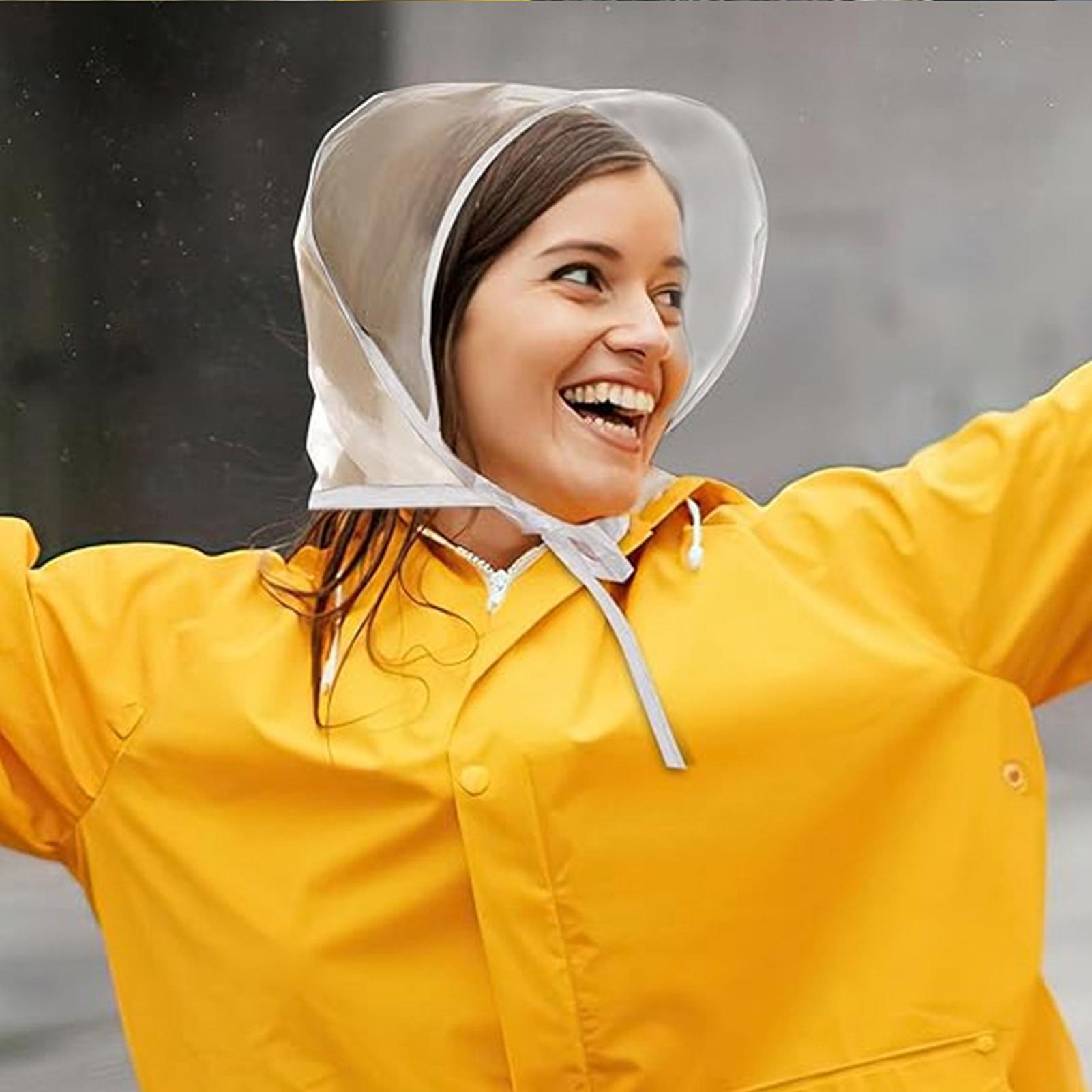 Reusable Transparent Rain Hat  - Outdoor Adventure Hat recensie en prijs