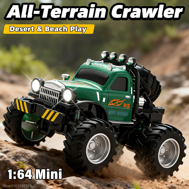 Mini 1:64 RC Cars Monster Truc - Outdoor Adventure Course recensie en prijs