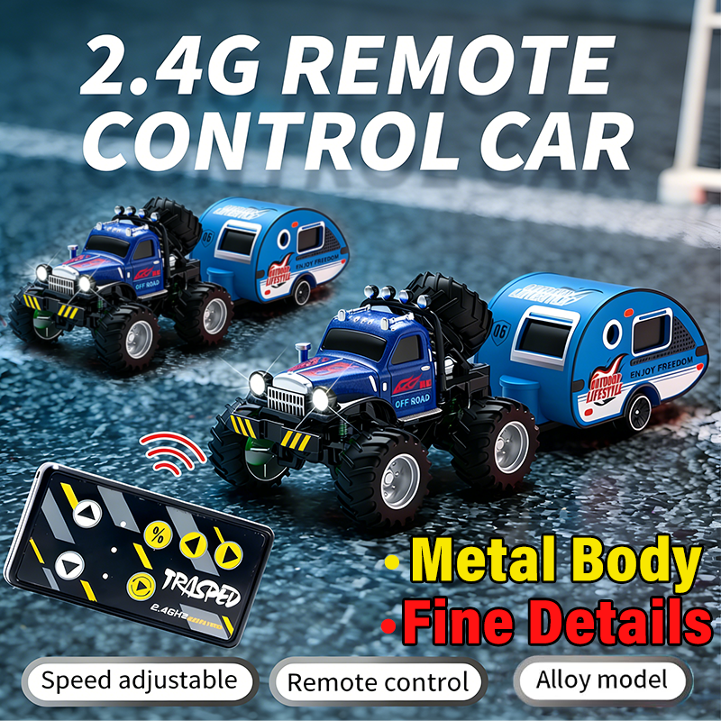 Mini 1:64 RC Cars Monster Truc - Outdoor Adventure Course recensie en prijs