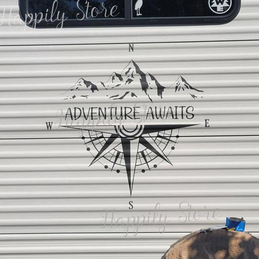 Campervan Stickers Adventure A - Outdoor Adventure Ideas recensie en prijs