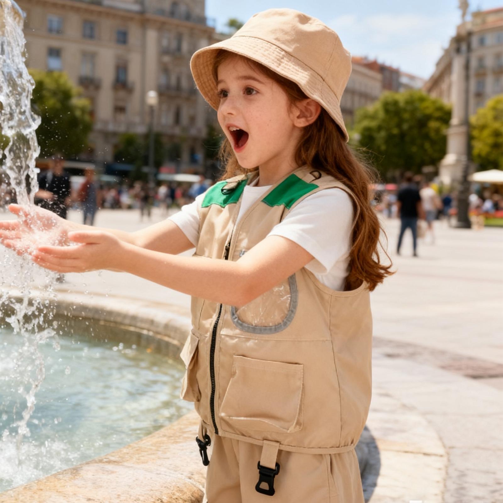 Kids Explorer hat and vest Cos - Outdoor Adventure Outfit recensie en prijs