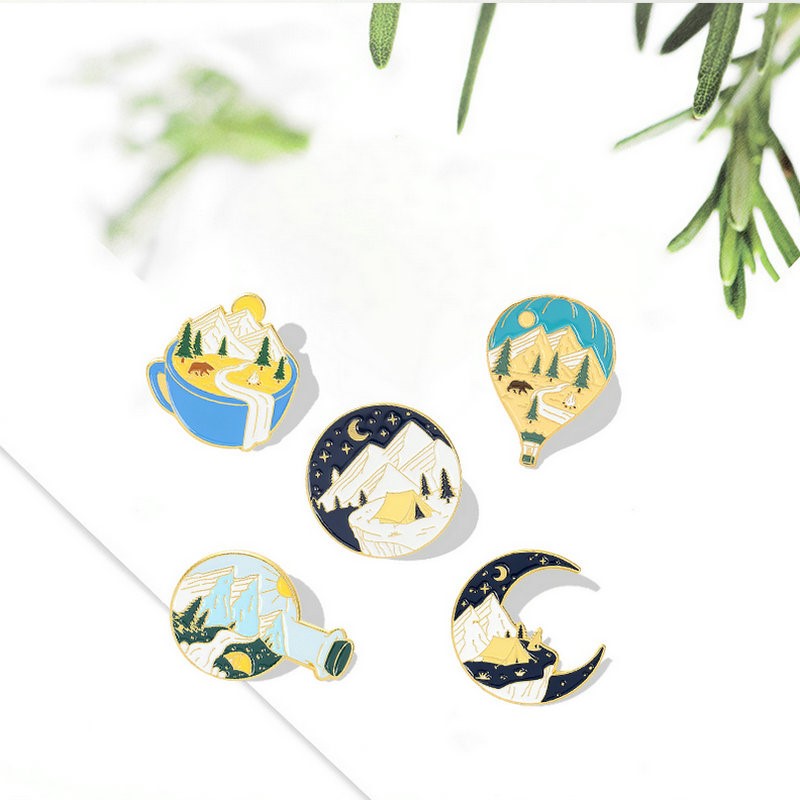 Camping Adventure Enamel Pins  - Outdoor Adventure With Kids recensie en prijs