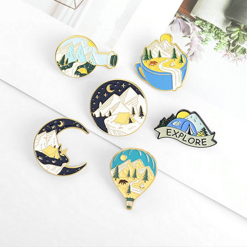 Camping Adventure Enamel Pins  - Outdoor Adventure With Kids recensie en prijs