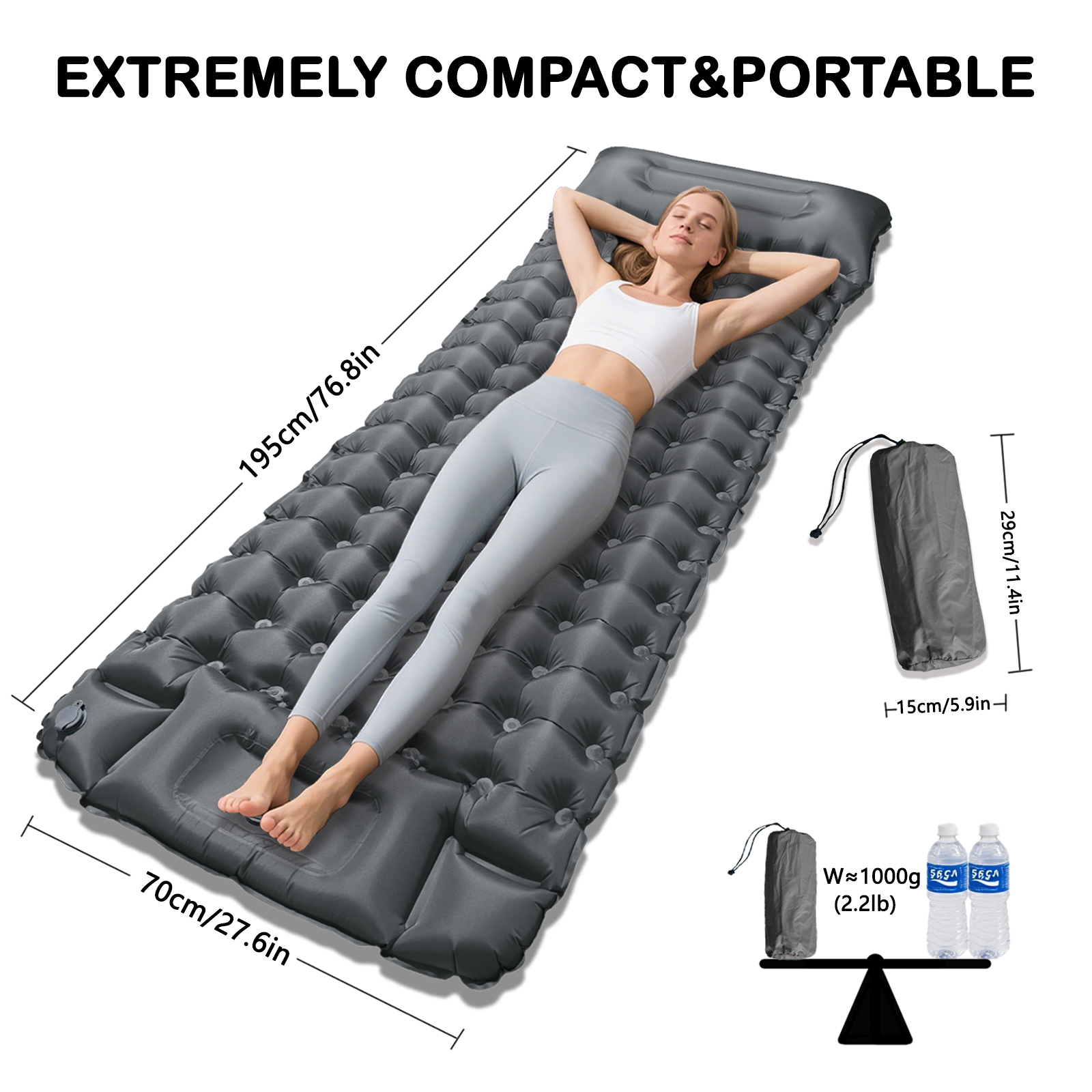 Cozy 10cm Thick Inflatable Mat - Outdoor Adventure Ideas recensie en prijs