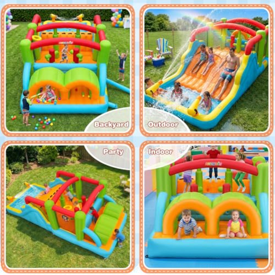 Big Bounce House for 3-12 Infl - Outdoor Adventure Course recensie en prijs
