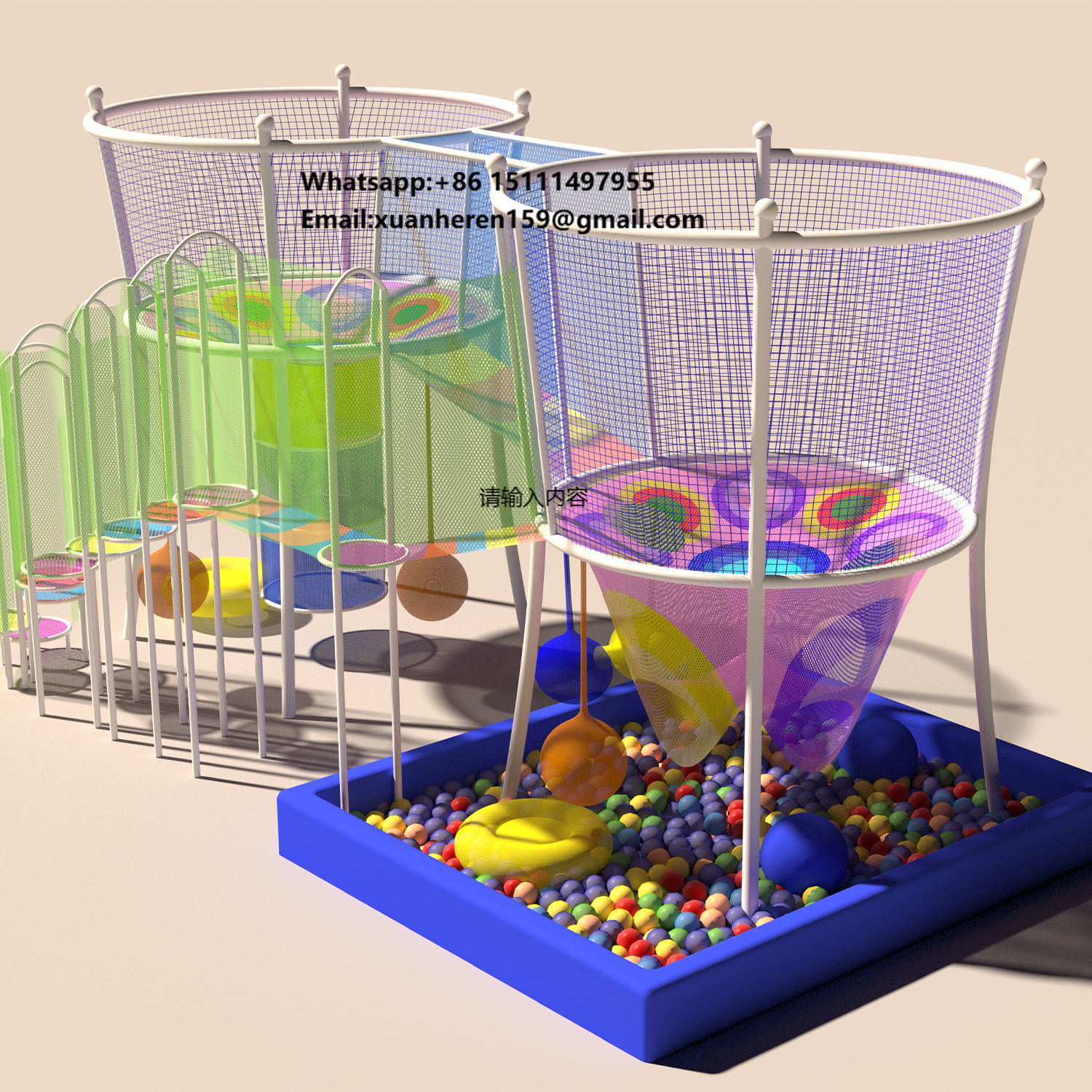 Rainbow Net Playground for Adv - Outdoor Adventure Course recensie en prijs