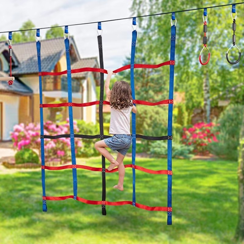 Outdoor Colored Ribbon Climbin - Outdoor Adventure With Kids recensie en prijs