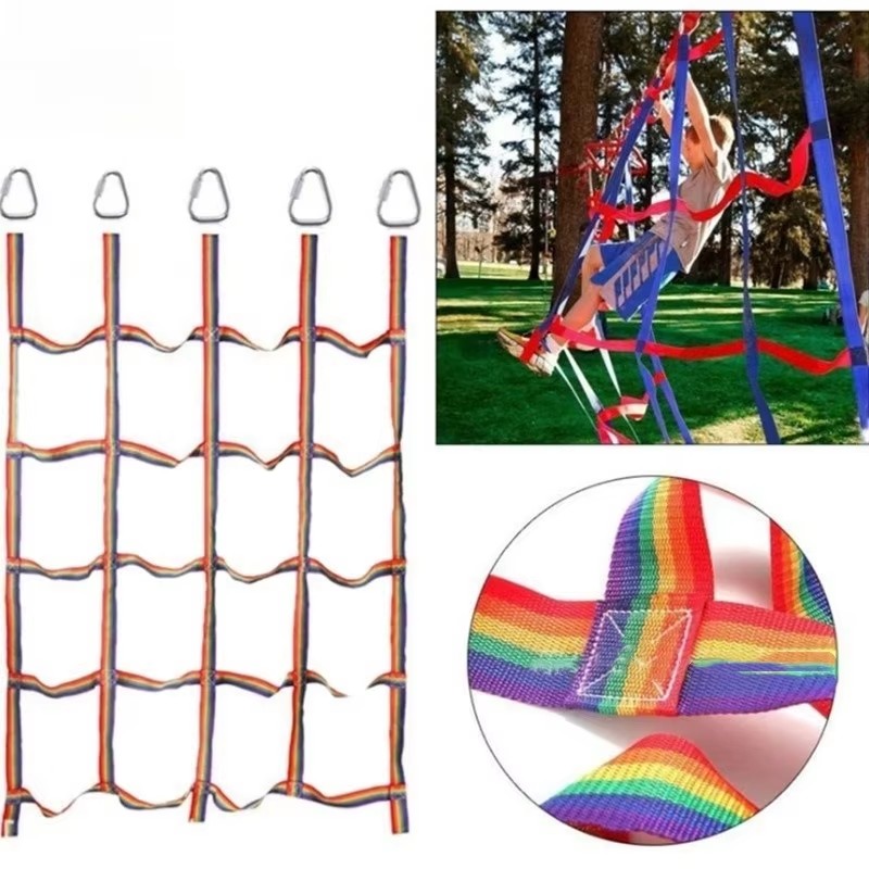 Outdoor Colored Ribbon Climbin - Outdoor Adventure With Kids recensie en prijs