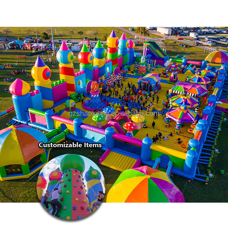 Commercial Inflatable Trampoli - Outdoor Adventure Course recensie en prijs
