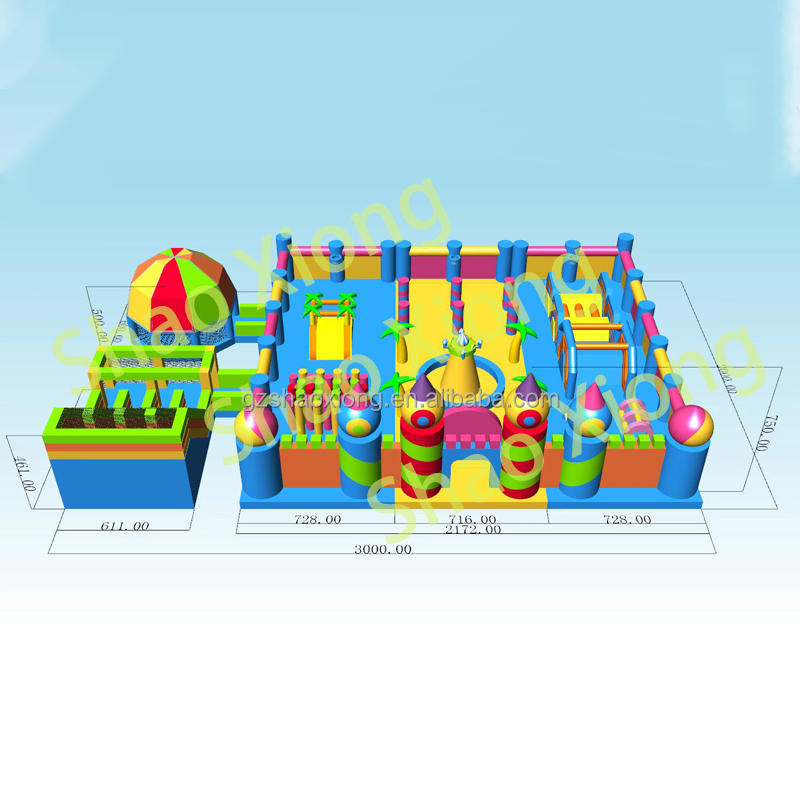 Commercial Inflatable Trampoli - Outdoor Adventure Course recensie en prijs