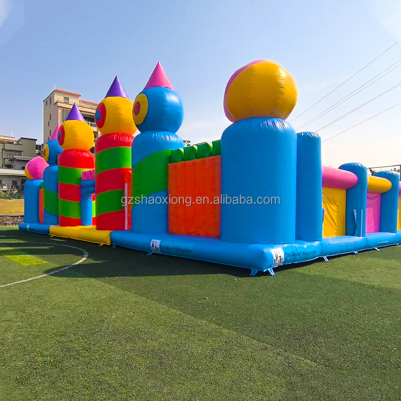 Commercial Inflatable Trampoli - Outdoor Adventure Course recensie en prijs