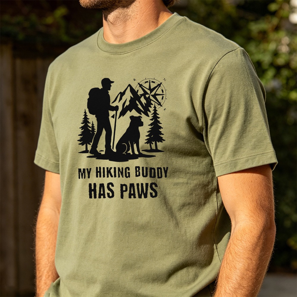 Hiking Men TShirt Dog Lover Ou - Outdoor Adventure Ideas recensie en prijs