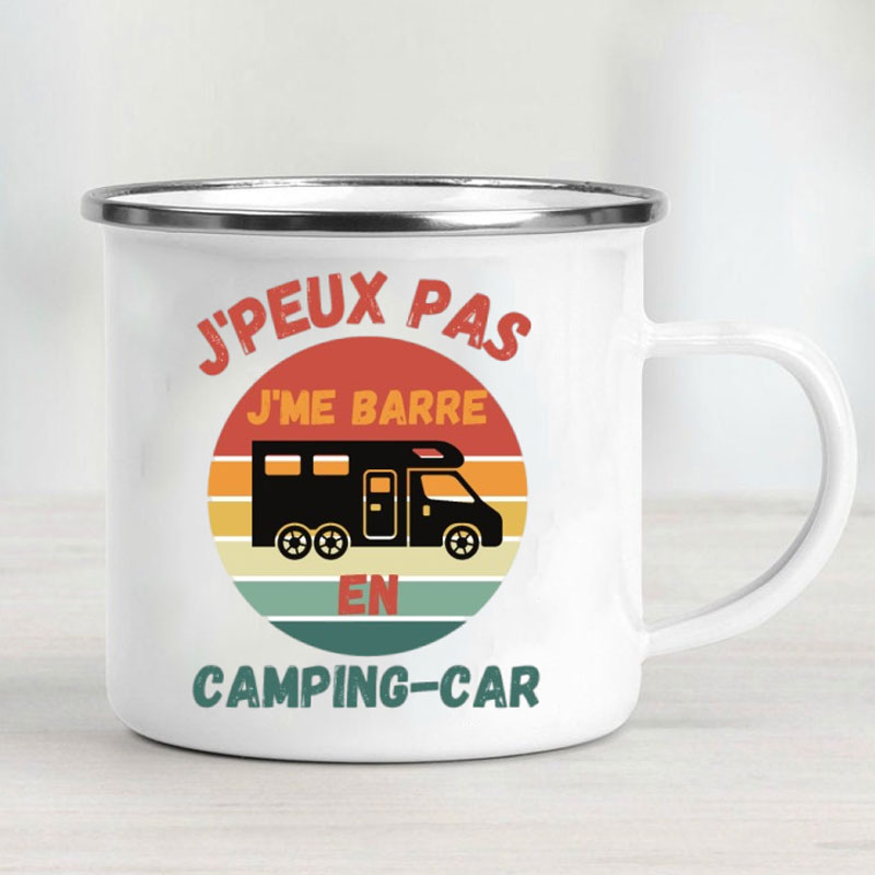 Camping Car Enamel Mug Adventu - Outdoor Adventure Ideas recensie en prijs