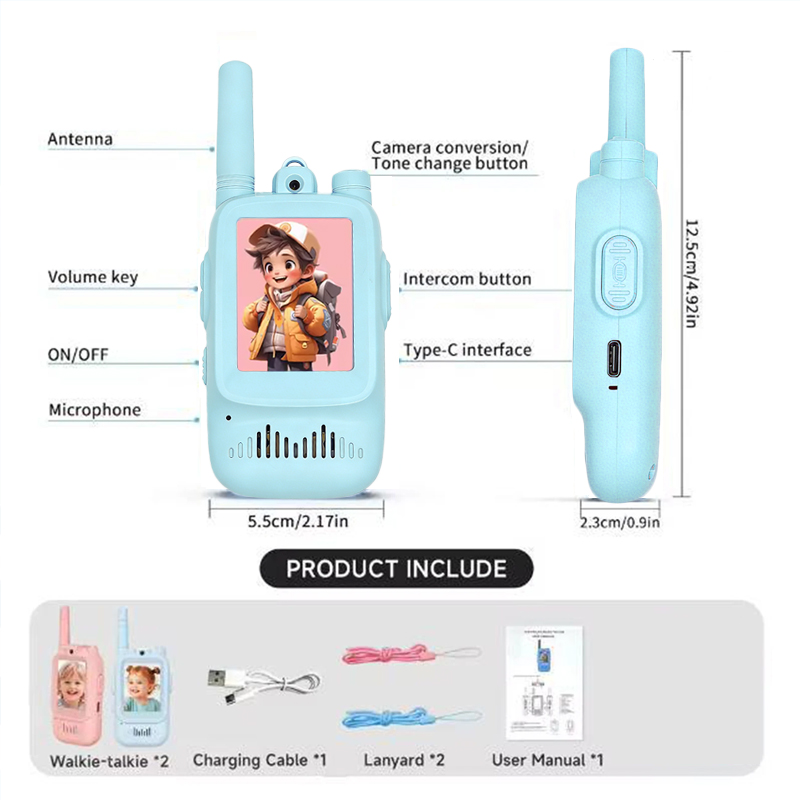2pcs kids Video Walkie Talkie  - Outdoor Adventure With Kids recensie en prijs