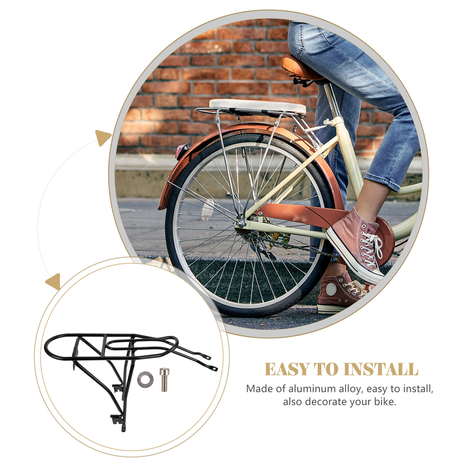 Bicycle Rear Rack Heavy Duty B - Outdoor Adventure Ideas recensie en prijs